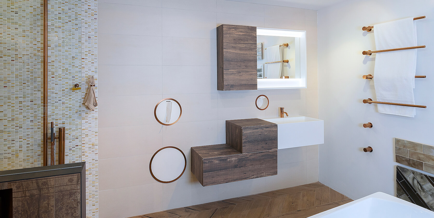 Towel warmer in bathroom online